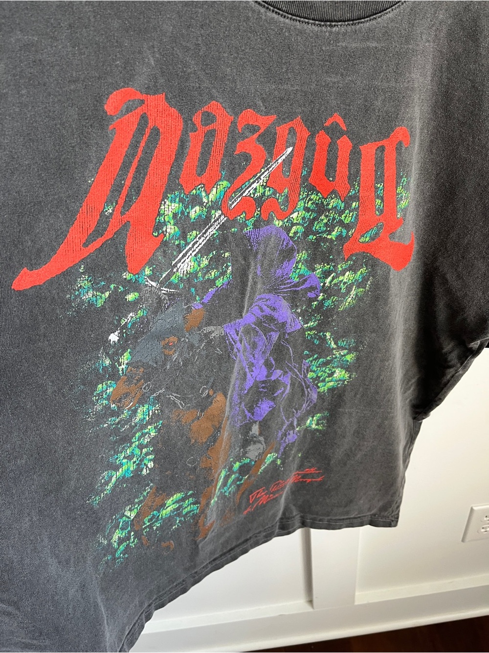 LOTR American Thrift Nazgûl Mordor Graphic Tee Men’s XL Heavyweight - Picture 2 of 7